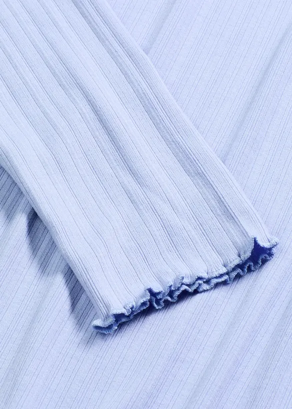 T-shirt côtelé, bonprix