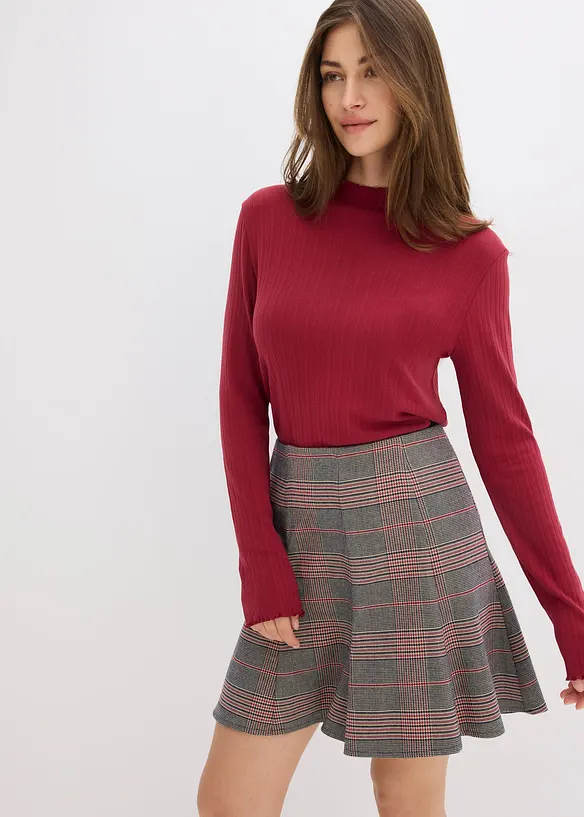 T-shirt côtelé, bonprix