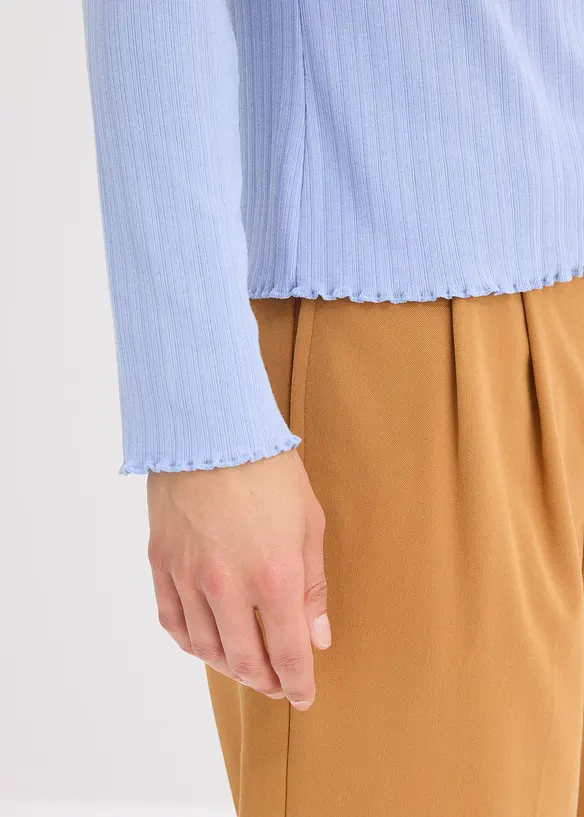 T-shirt côtelé, bonprix