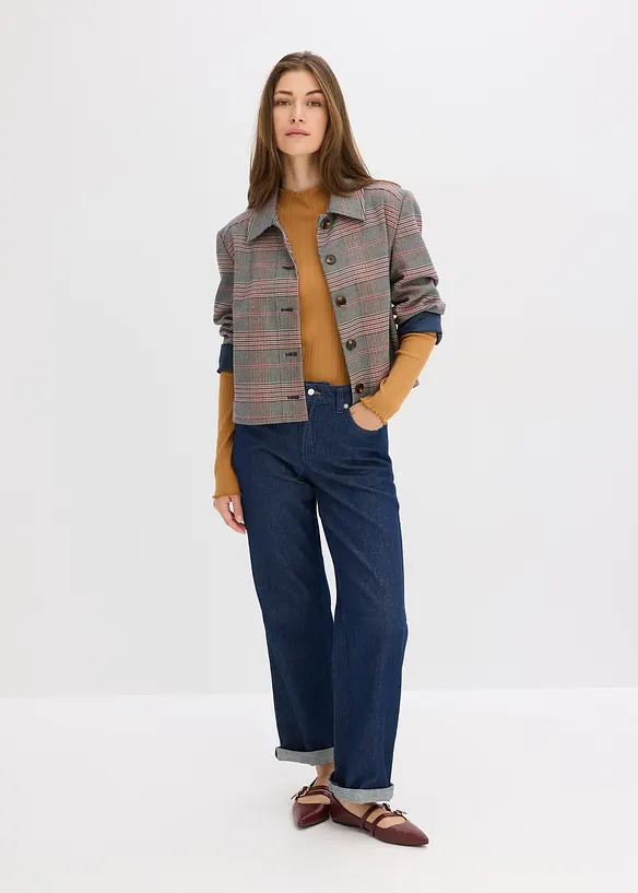 T-shirt côtelé, bonprix