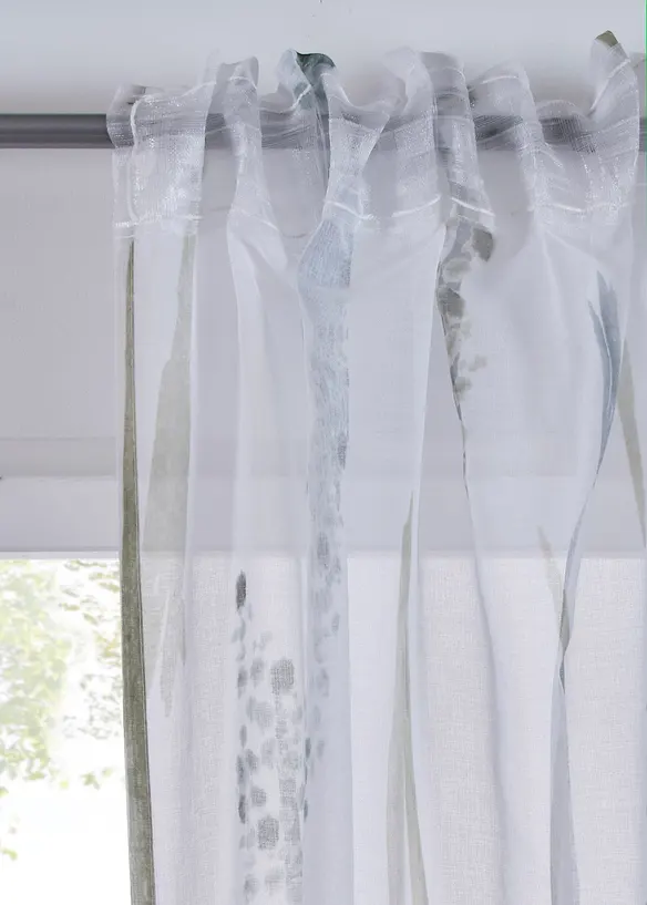 Voilage avec polyester recyclé (1 pce), bonprix