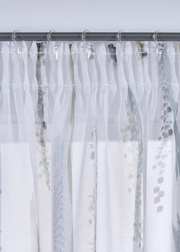 Voilage avec polyester recyclé (1 pce), bonprix