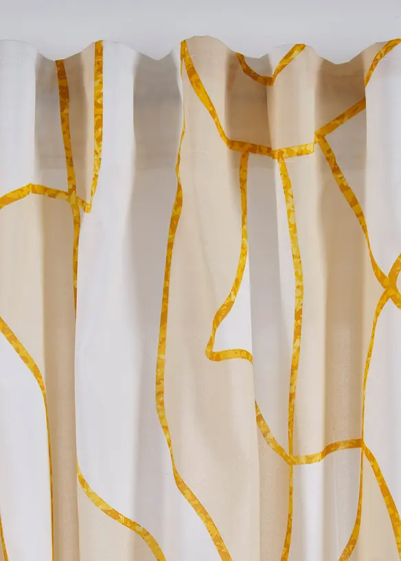 Voilage au motif graphique (1 pce), bonprix