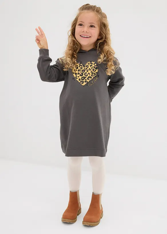 Robe en molleton 100% coton, bonprix