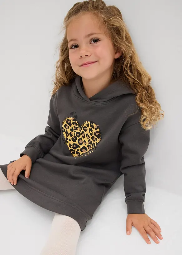 Robe en molleton 100% coton, bonprix