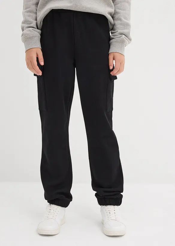 Pantalon de jogging cargo 100% coton, bonprix