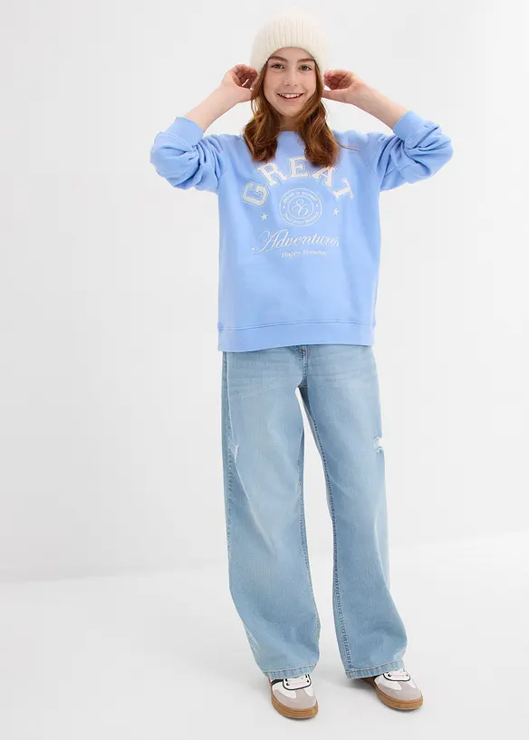 Sweat-shirt 100% coton, bonprix