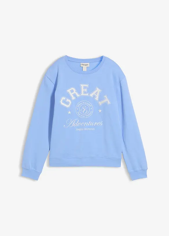 Sweat-shirt 100% coton, bonprix