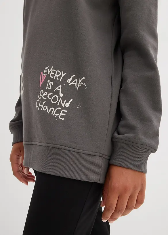 Sweat-shirt 100% coton, bonprix