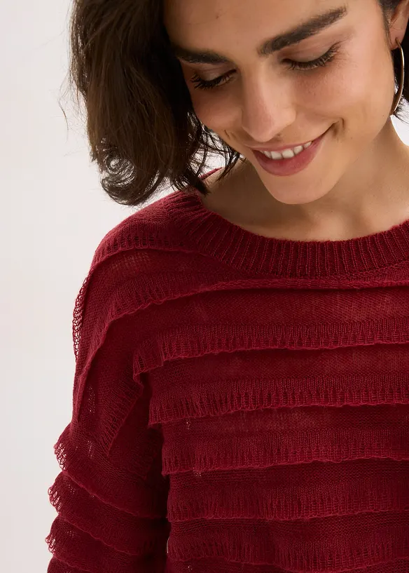 Pull oversize semi-transparent, bonprix