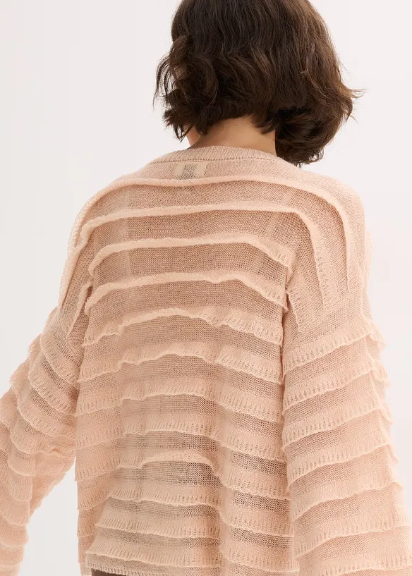 Pull oversize semi-transparent, bonprix