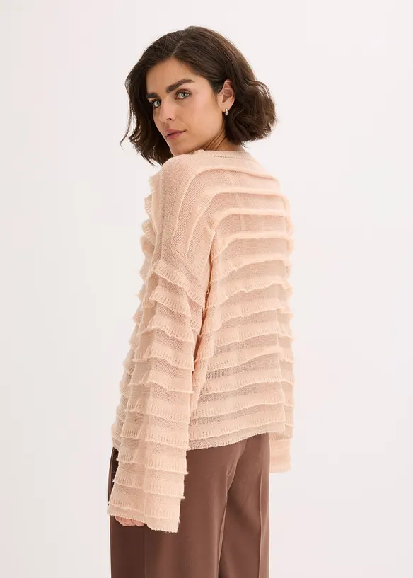 Pull oversize semi-transparent, bonprix