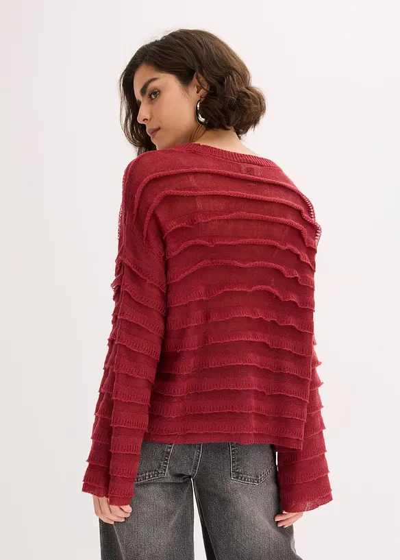 Pull oversize semi-transparent, bonprix