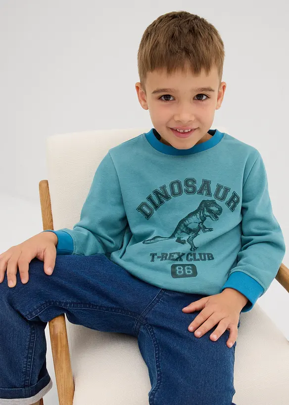 Sweat-shirt en molleton doux, bonprix