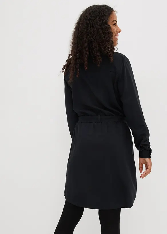 Robe-chemise en viscose fluide, bonprix