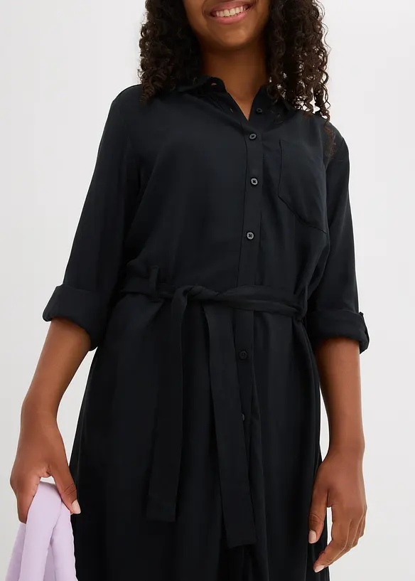 Robe-chemise en viscose fluide, bonprix