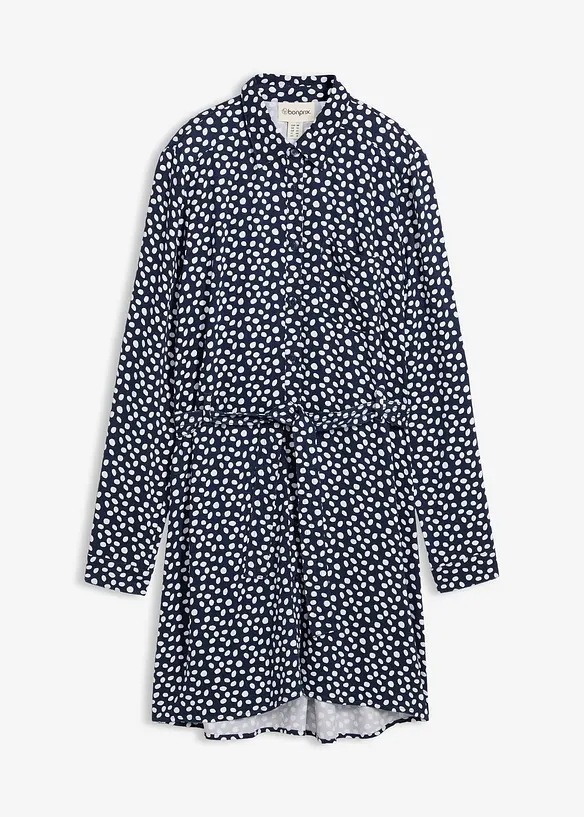 Robe-chemise en viscose fluide, bonprix