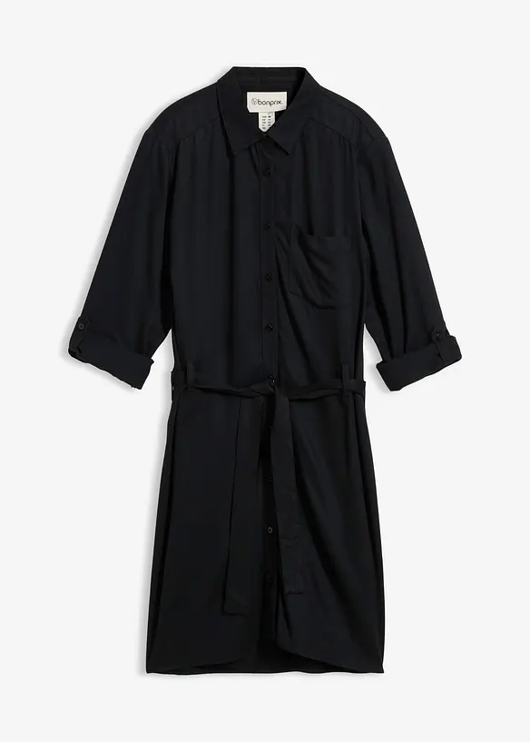 Robe-chemise en viscose fluide, bonprix