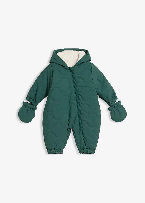 Combinaison de neige rembourrée avec gants détachables, bonprix