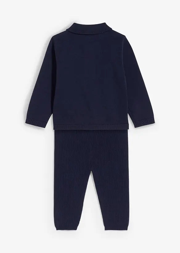 Pull col polo et legging (ens. 2 pces), bonprix