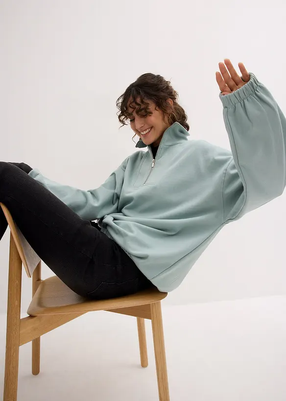 Sweat oversize en coton, bonprix