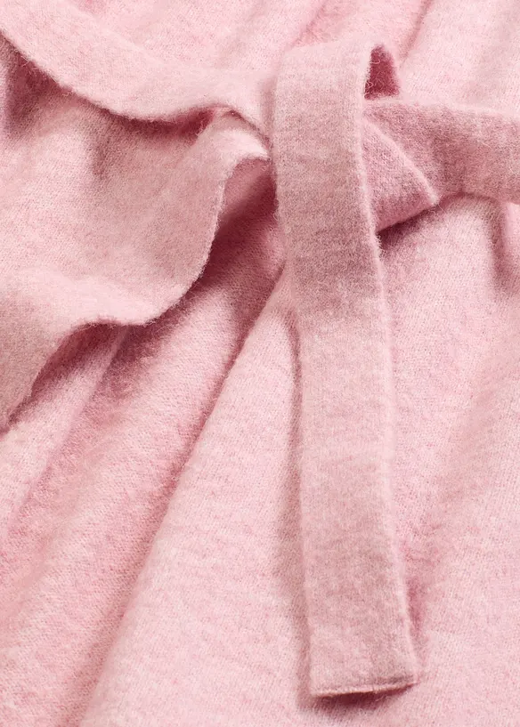 Gilet en maille poils duveteuse, bonprix