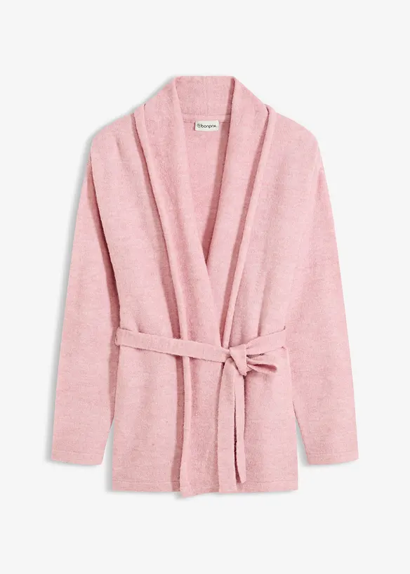 Gilet en maille poils duveteuse, bonprix