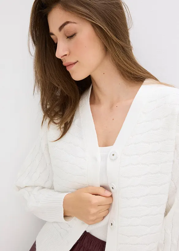 Gilet en maille oversize, bonprix