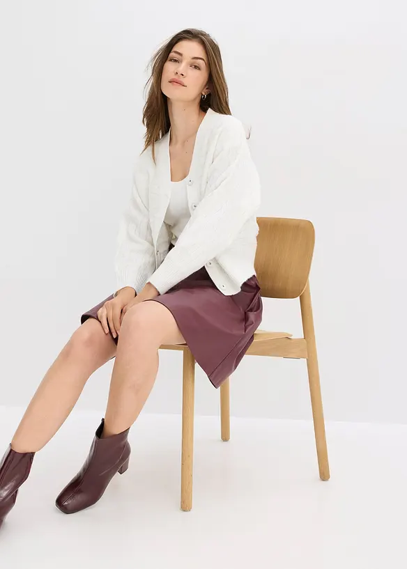 Gilet en maille oversize, bonprix