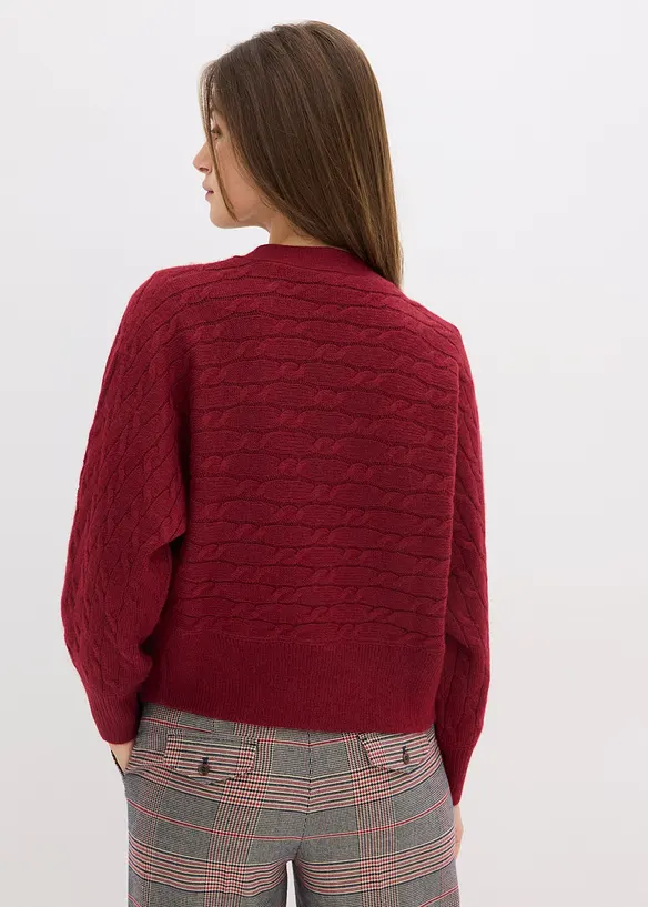 Gilet en maille oversize, bonprix