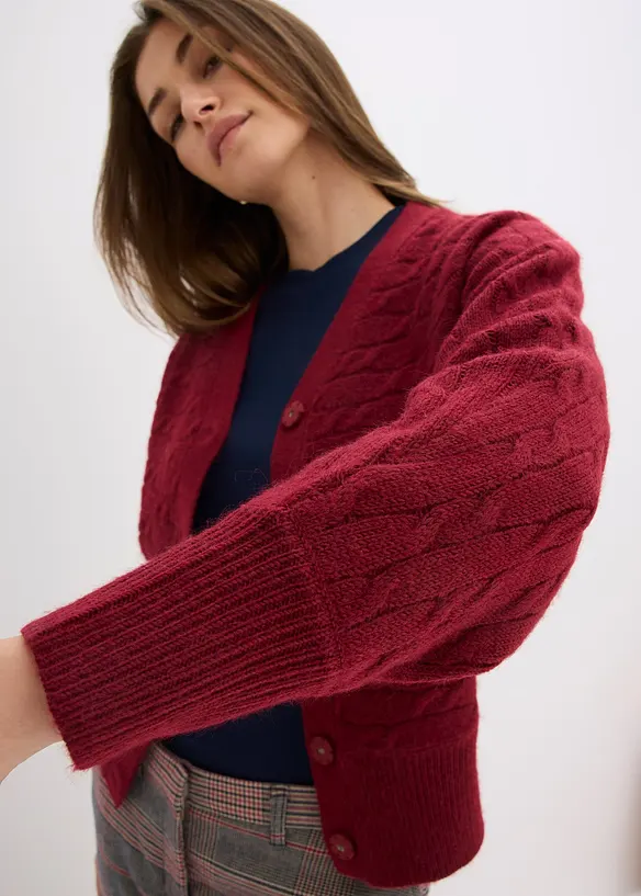 Gilet en maille oversize, bonprix