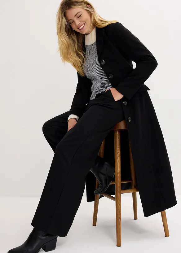 Pantalon large à pinces, bonprix