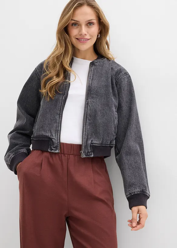 Pantalon large à pinces, bonprix