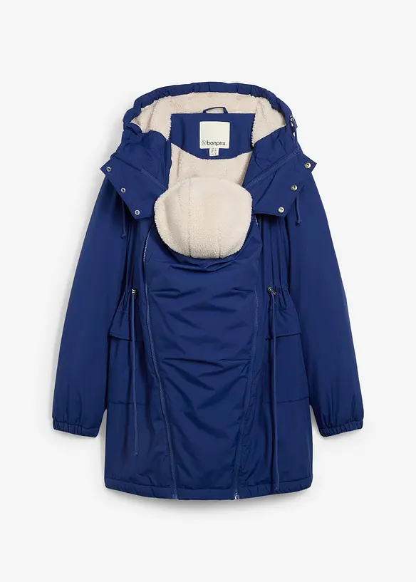 Parka de grossesse et de portage doublée sherpa, bonprix