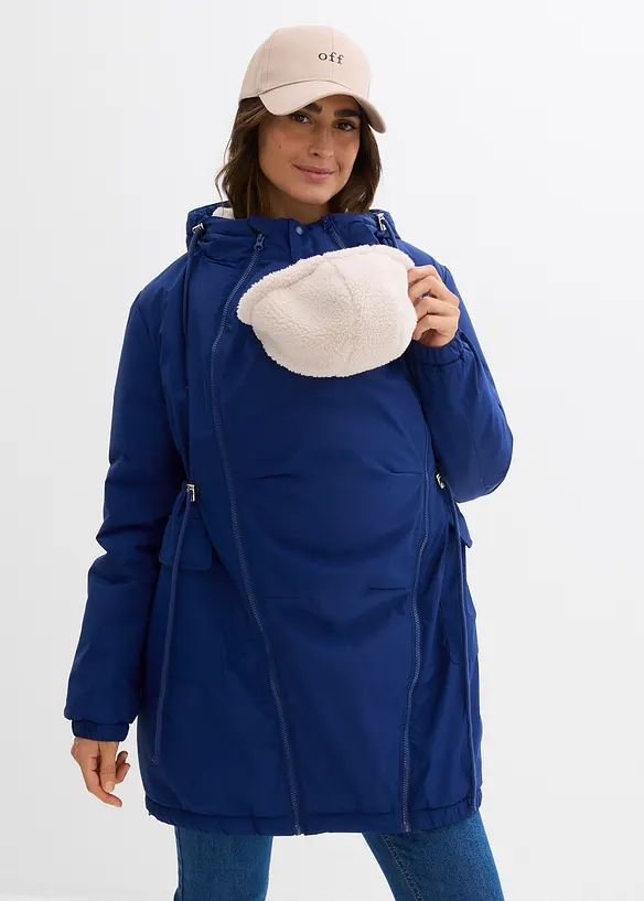 Parka de grossesse et de portage doublée sherpa, bonprix