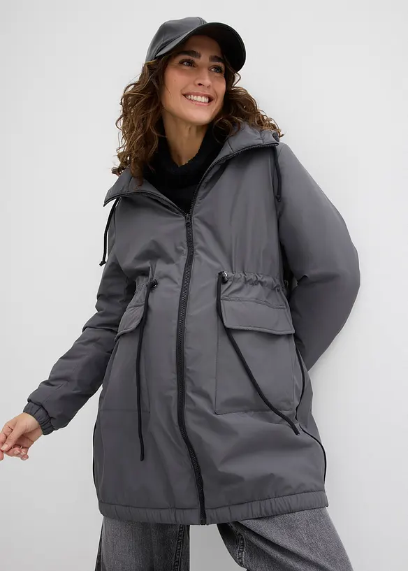 Parka de grossesse et de portage doubl&eacute;e sherpa, bonprix