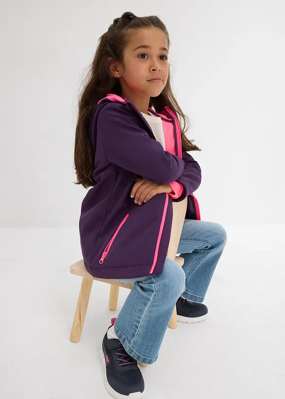 Parka thermique en softshell déperlant, bonprix