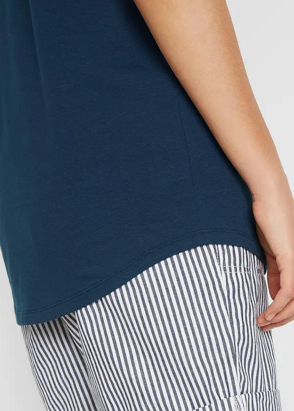 T-shirt en coton extensible, bonprix