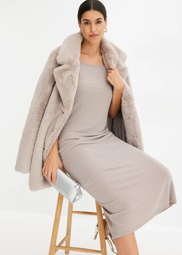 Manteau en peluche, bonprix