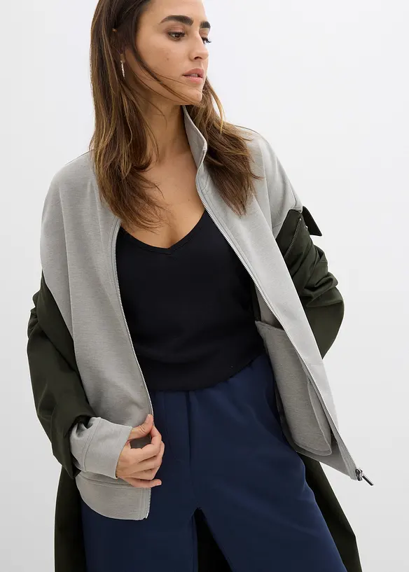 Gilet zippé en néoprène, bonprix