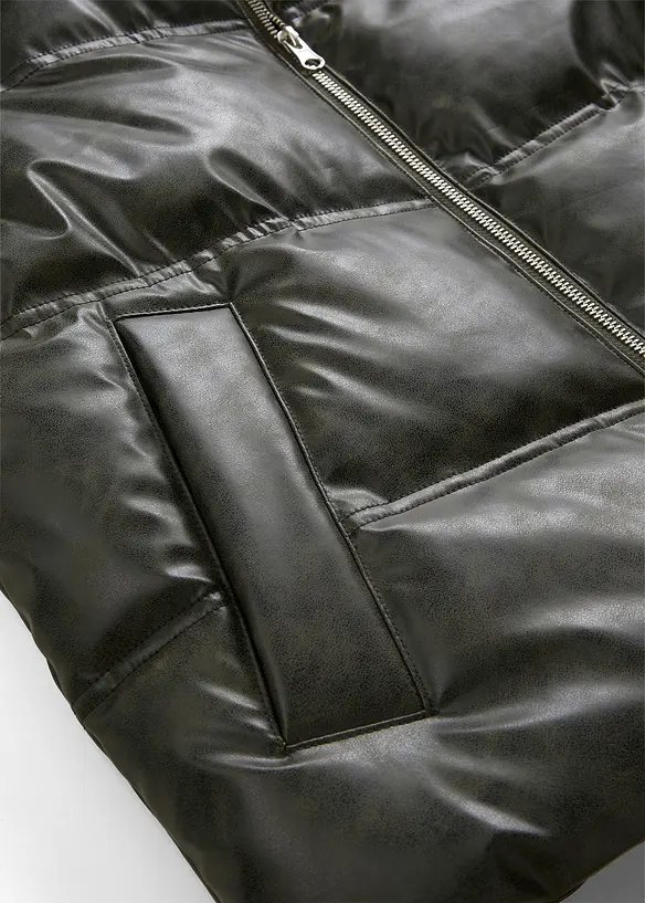 Gilet sans manches enduit et matelassé, bonprix