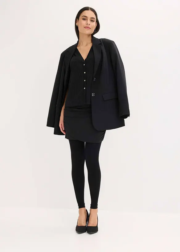 Legging sculptant ultra-opaque à ceinture confort, effet push-up et ventre plat 80 DEN, bonprix