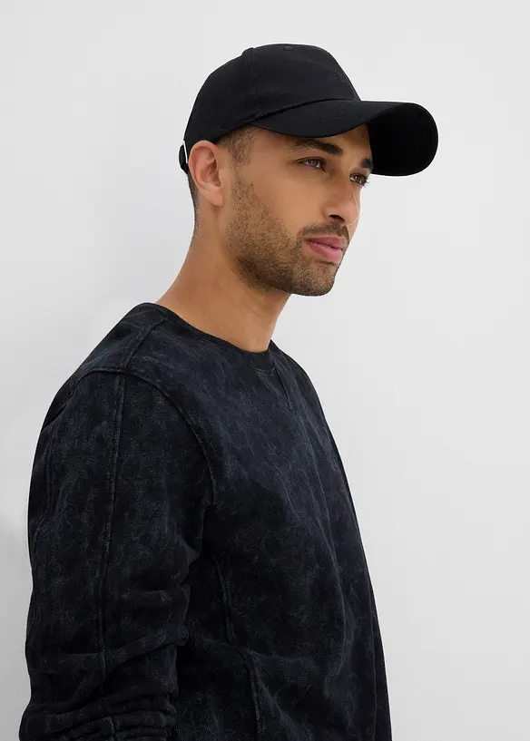 Sweat-shirt aspect délavé, 100% coton, bonprix