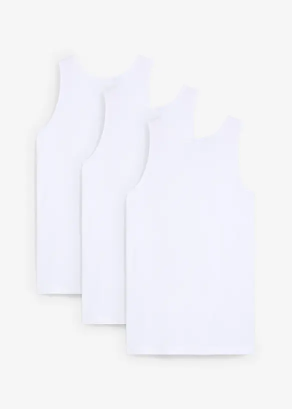 Lot de 3 caracos en coton doux, bonprix