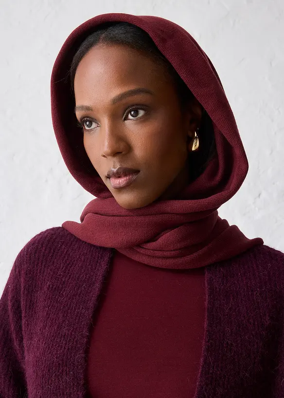 &Eacute;charpe en fine maille de laine m&eacute;rinos, bonprix