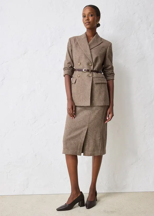 Ceinture fine en cuir, bonprix