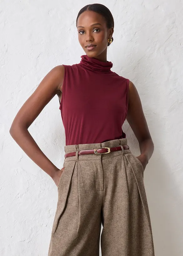 Ceinture fine en cuir, bonprix