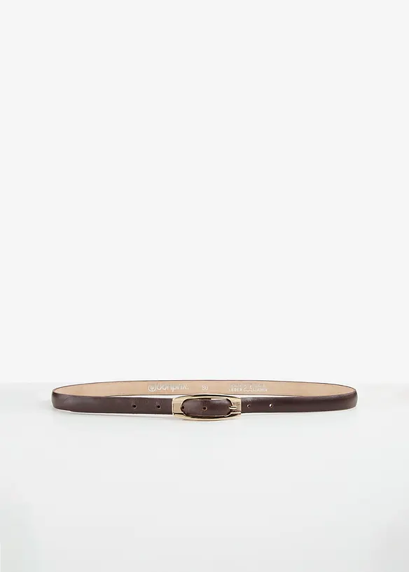 Ceinture fine en cuir, bonprix