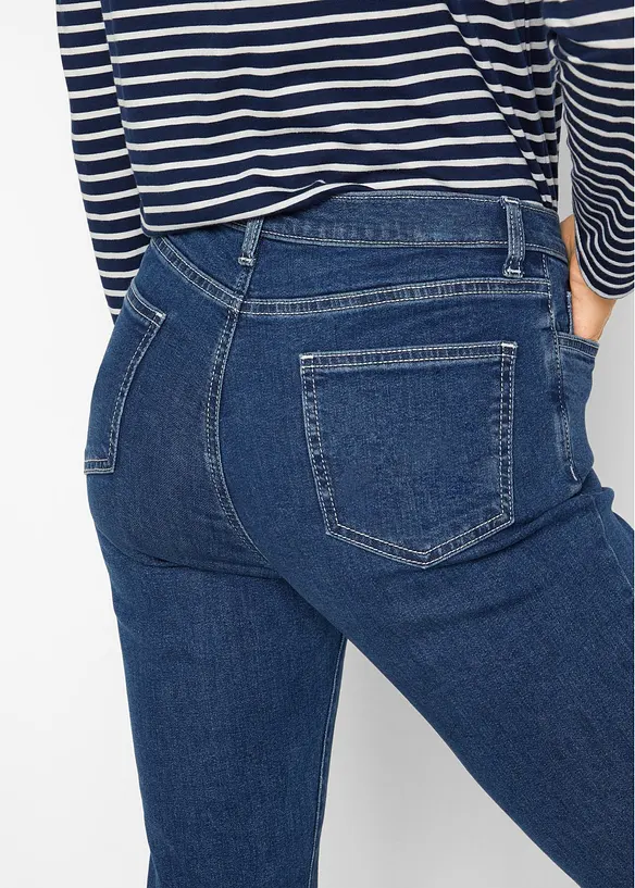 Jean bootcut, taille mi-haute, bonprix