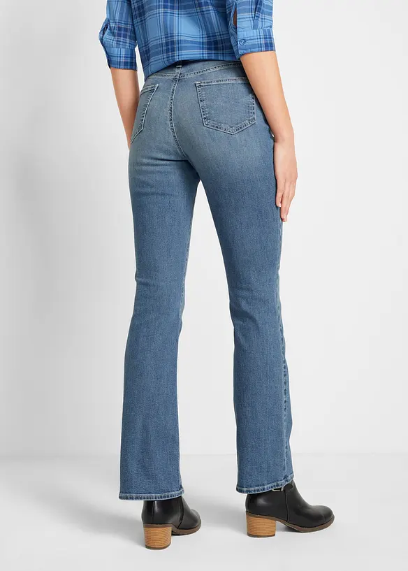 Jean bootcut, taille mi-haute, bonprix
